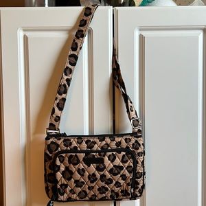 Vera Bradley Leopard Print Crossbody Bag